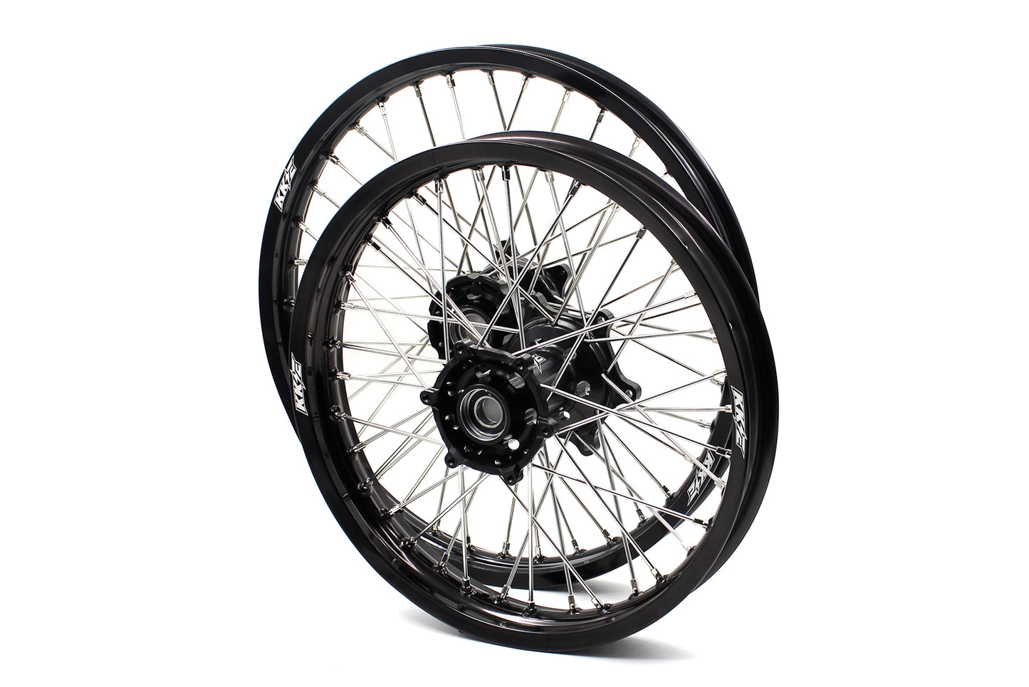 KKE MX 1.6*21" & 2.15*19" CNC Hub Electric Dirtbike Alloy Wheels Rims Fit STARK VARG Black Hub