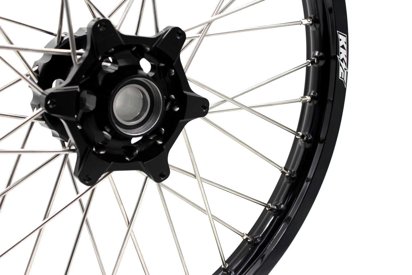 KKE MX 1.6*21" & 2.15*19" CNC Hub Electric Dirtbike Alloy Wheels Rims Fit STARK VARG Black Hub
