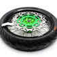 KKE 17inch KX450 KX450X KX250F 2020 KX450F 2019-2021 KX450 2019-2023 For KAWASAKI Supermoto Rims CST Tires Green