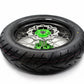 KKE 17inch KX450 KX450X KX250F 2020 KX450F 2019-2021 KX450 2019-2023 For KAWASAKI Supermoto Rims CST Tires Green
