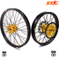 KKE 21 & 19 MX Wheels Rims for SUZUKI RMZ250 2007-2025 RMZ450 2005-2025 Black Spokes