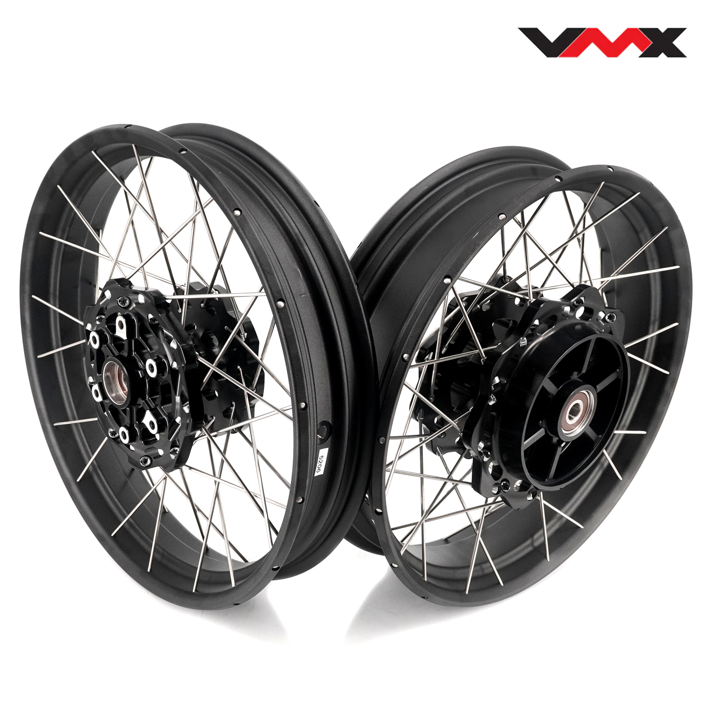 VMX-Racing 2.5*19" & 3.5*17" Tubeless Spoke Wheel For Triumph Scrambler 400 2024-2025 Black