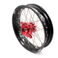 KKE 3.5*17 Inch OEM Size Supermoto Front Wheels for Honda XR650L 1993-2025 Red Hub Black Rim