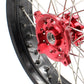 KKE 3.5*17 Inch OEM Size Supermoto Front Wheels for Honda XR650L 1993-2025 Red Hub Black Rim
