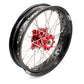 KKE 3.5*17 Inch OEM Size Supermoto Front Wheels for Honda XR650L 1993-2025 Red Hub Black Rim