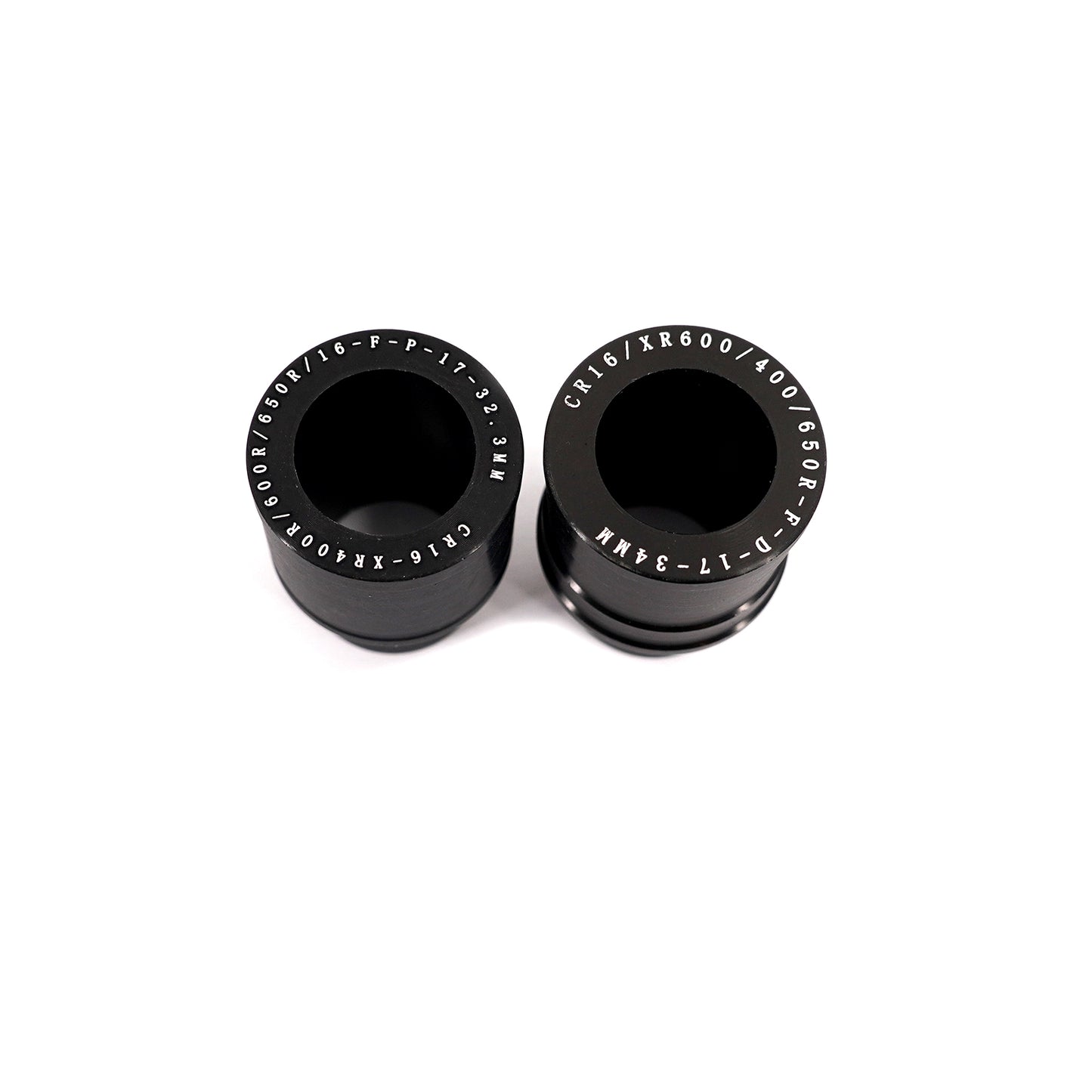 KKE Replacement Front Black Spacers For HONDA XR650R XR400R XR600R Dirtbike and Supermoto Wheels