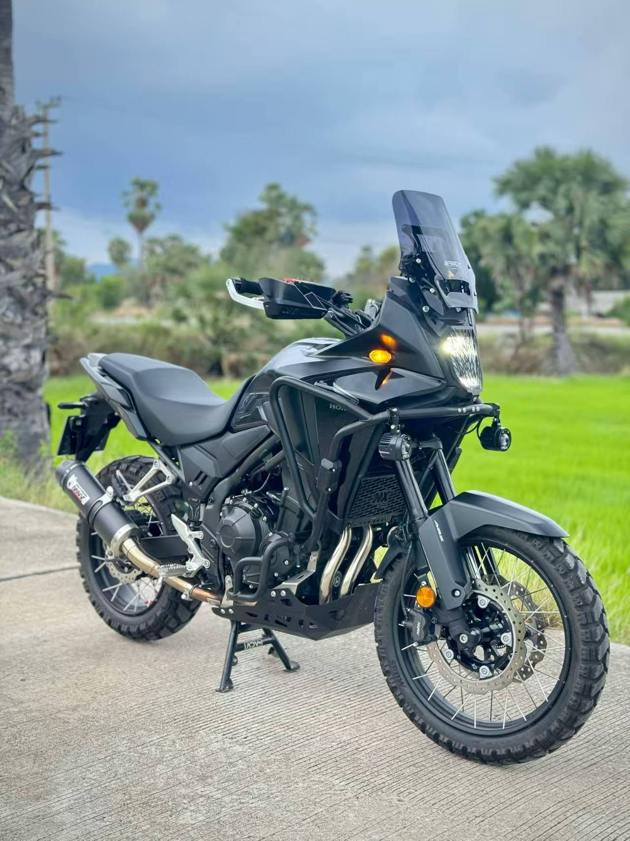 VMX-Racing Fit Honda NX400 NX500 2024-2025 Black Hub & Black Rim 2.5*19 & 4.25*17 Tubeless Wheels