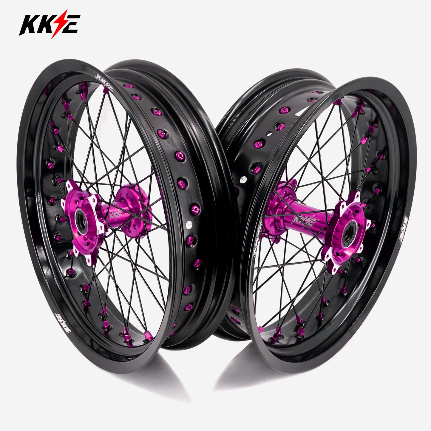 China Stock KKE 3.5/4.25*17INCH e-bike Supermoto Wheels Rims Set For Surron Ultra Bee 2023-2024