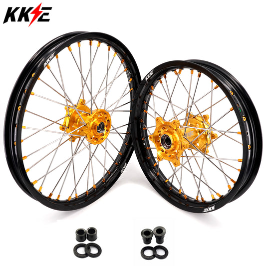 KKE 21/18 Endueo Dirt Spoked Wheels For SUZUKI DRZ400 DRZ400E DRZ400S