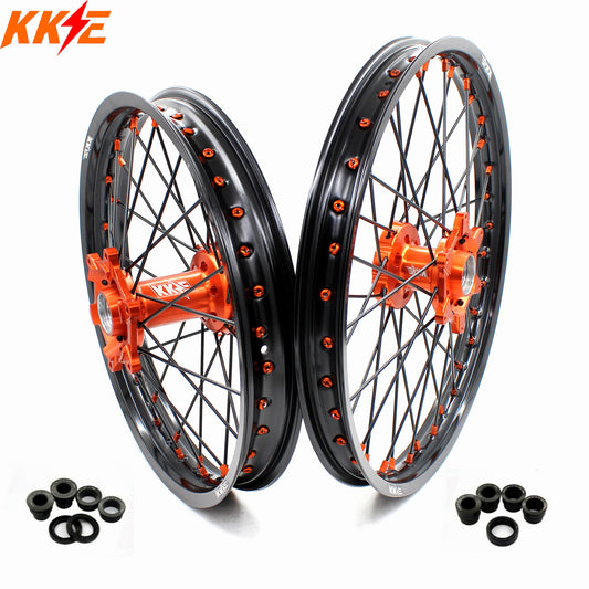 KKE 21in. 19in. Wheels For KTM SX SX-F XC SXF 125-530CC 2003-2024 Off Road Spoke Rims