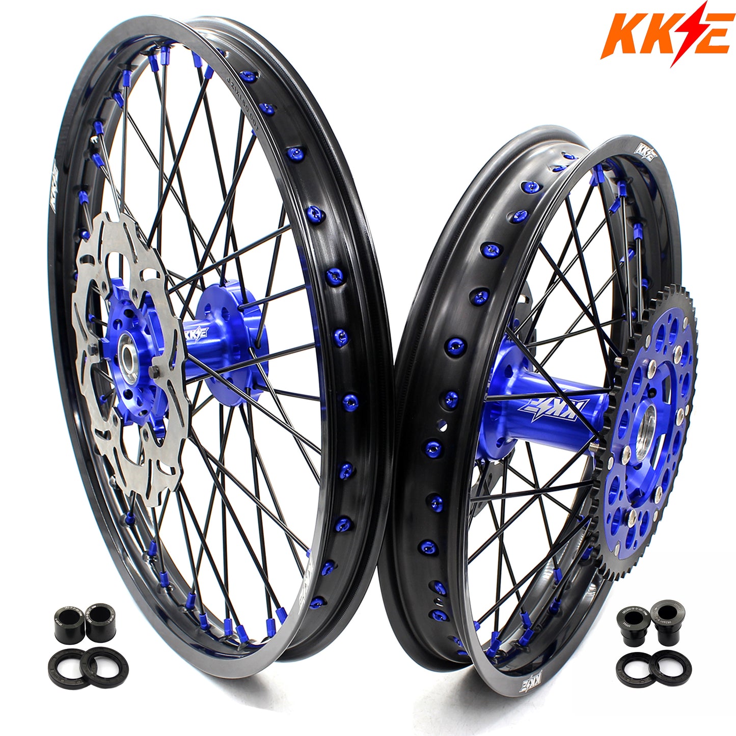 KKE 21in. & 18in. Enduro Dirtbike Wheels For SUZUKI DRZ400 DRZ400E DRZ400S