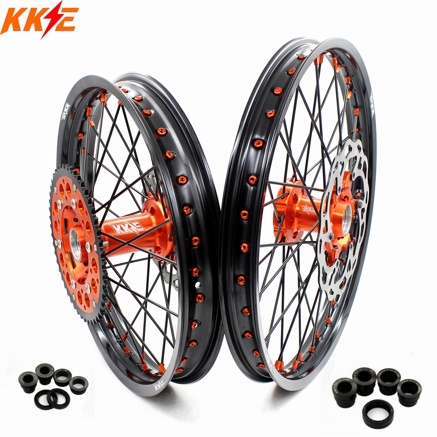 KKE 21in. 19in. Wheels For KTM SX SX-F XC SXF 125-530CC 2003-2024 Off Road Spoke Rims