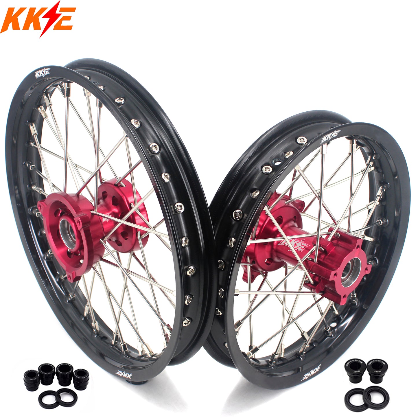 KKE 14/12 Small Kid's Wheel Set For GAS GAS MC65 2021-2024 For KTM SX65 2002-2024