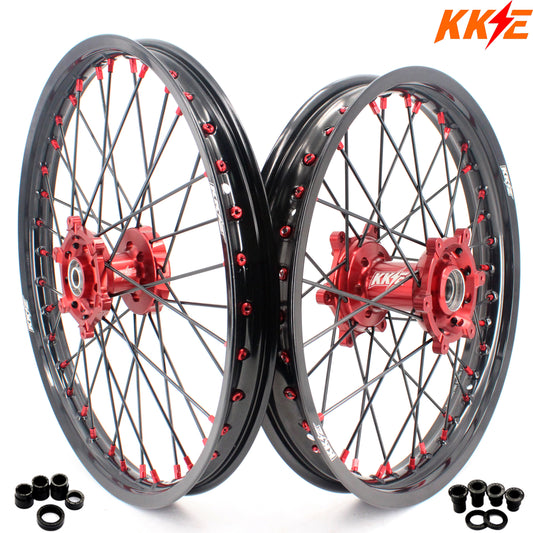 KKE 21 & 19 MX Wheels For SUZUKI RM125 2001-2007 RM250 2001-2008