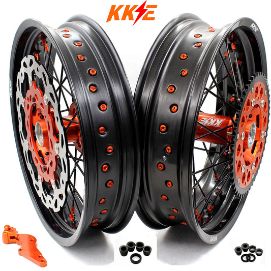 KKE 17Inch Motocross Wheels Rims For KTM SX SX-F XC-F XC XCW 2003-2024