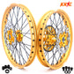 KKE 21 & 19 MX Gold Wheels for Suzuki RM125 RM250 1996-2000 Black Spoke