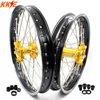 KKE 21/19 MX Off Road Wheels For SUZUKI RM125 RM250 1996 1997 1998 1999 2000