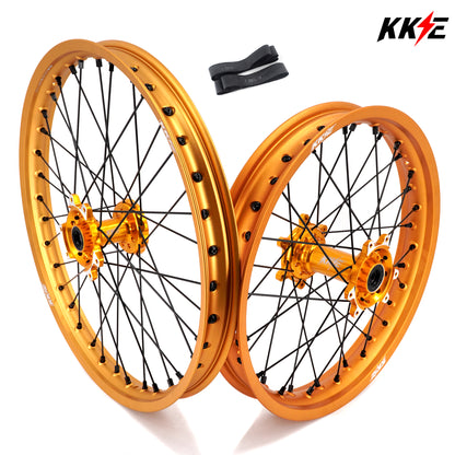 KKE Factory Stock KKE 21" & 18" E-Bike Spoke Wheels Rims Fit SurRon Ultra Bee 2023-2024 Different Color Combo Available