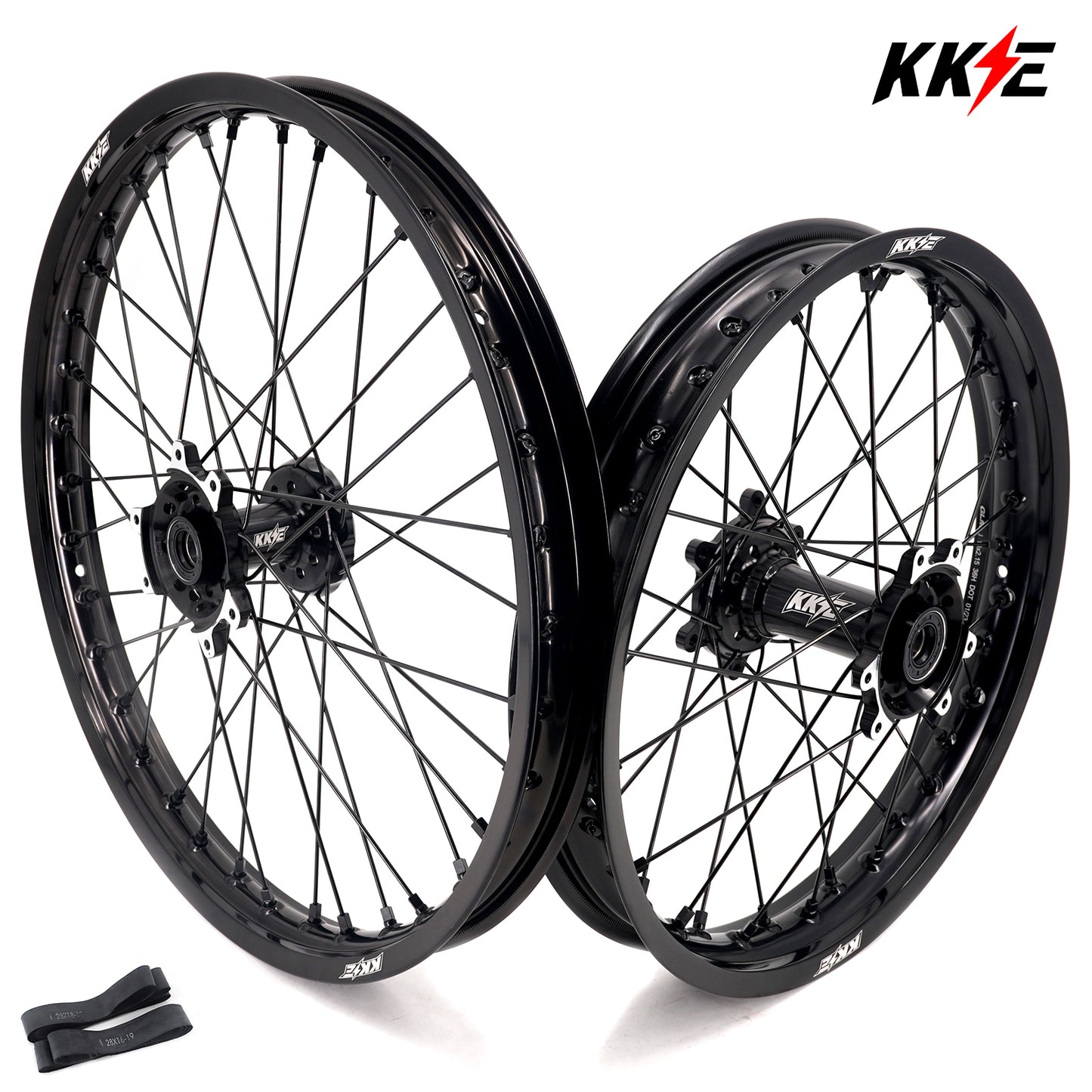 China Factory Stock KKE 21" & 18" E-Bike Spoke Wheels Rims Fit SurRon Ultra Bee 2023-2024 All Black