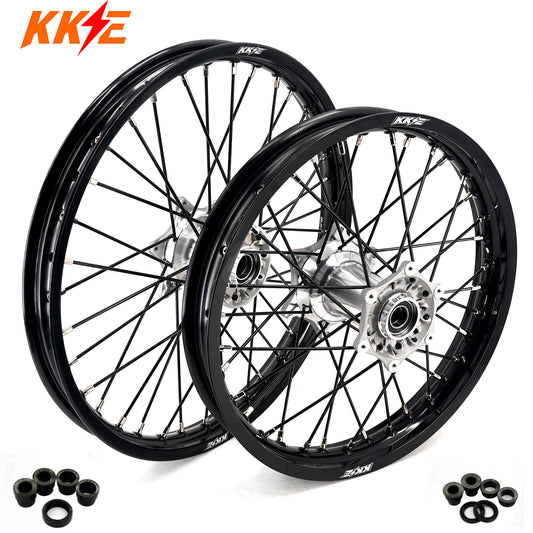 KKE 21/19 New Generation Cast Hubs Billet MX Wheels For KTM SX SX-F XC XC-F 125-530CC 2003-2024