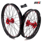 China Factory Stock KKE 21" & 18" E-Bike Spoke Wheels Rims Fit SurRon Ultra Bee 2023-2024 Red Hub & Black Rim