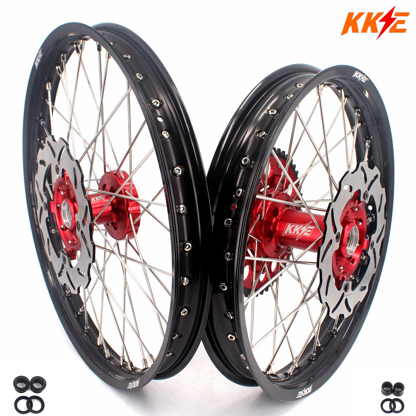 KKE 21in. & 19in. Rims for Suzuki RMZ250 2007-2024 RMZ450 2005-2024