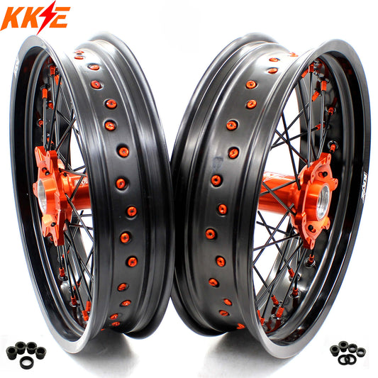 KKE 17Inch Supermoto Rims For KTM SX SX-F XC-F XC EXC EXC-F 2003-2024