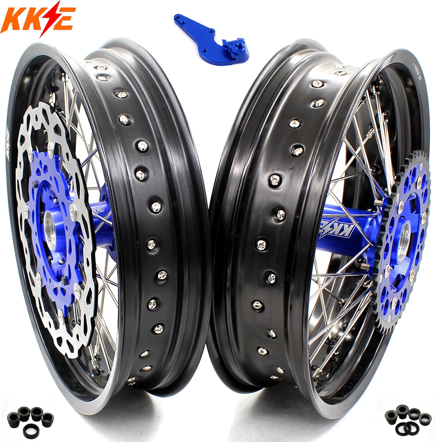 KKE 3.5*16.5 / 5.0*17 Supermoto Wheels for KTM EXC EXC-W XCW 125-530CC 2003-2024