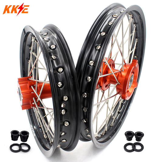 KKE 14"*1.4/12"*1.6 Kid's Small Wheels Rims Set Fit KTM SX 65 2002-2024