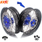 KKE 3.5/4.25 CUSH Drive Supermoto Wheels for KTM EXC EXCF SX SXF XCW XCF 125-530 2003-2025 Blue