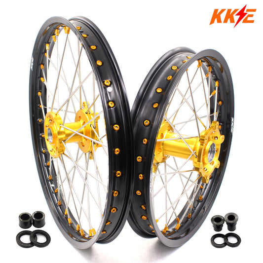 KKE 21/18 Endueo Dirt Spoked Wheels For SUZUKI DRZ400 DRZ400E DRZ400S