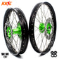 KKE 21 18 Enduro Dirtbike Wheels For KAWASAKI KX125 KX250 1993-2002 220mm Disc