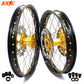 KKE 21 & 19 MX Dirt Bikes Rims For SUZUKI RM125 RM250 1996-2000 Gold Nipples