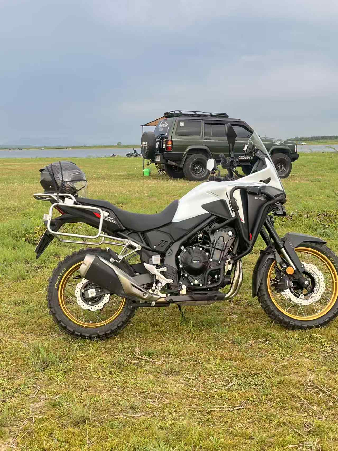 VMX-Racing Fit Honda NX400 NX500 2024-2025 Tubeless 2.5*19 & 4.25*17 Wheels Gold GLM Rims