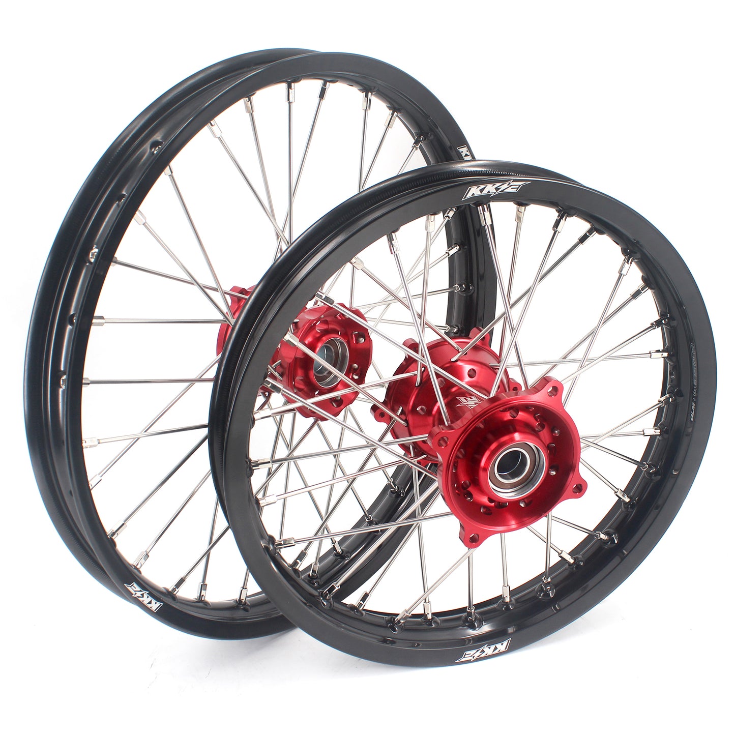 KKE 17/14 Factory Size Kids Big Wheels Rims Fit KTM SX 85 2025 Red