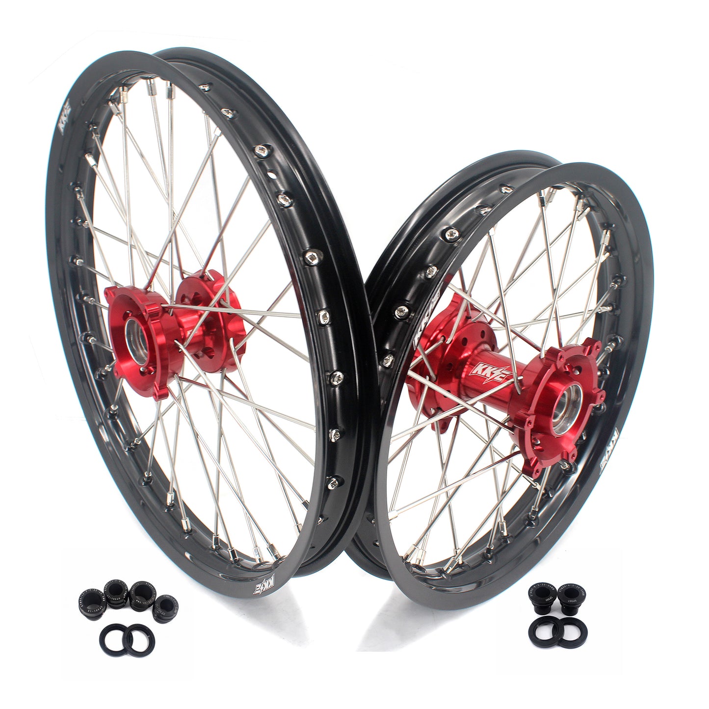 KKE 17/14 Factory Size Kids Big Wheels Rims Fit KTM SX 85 2025 Red