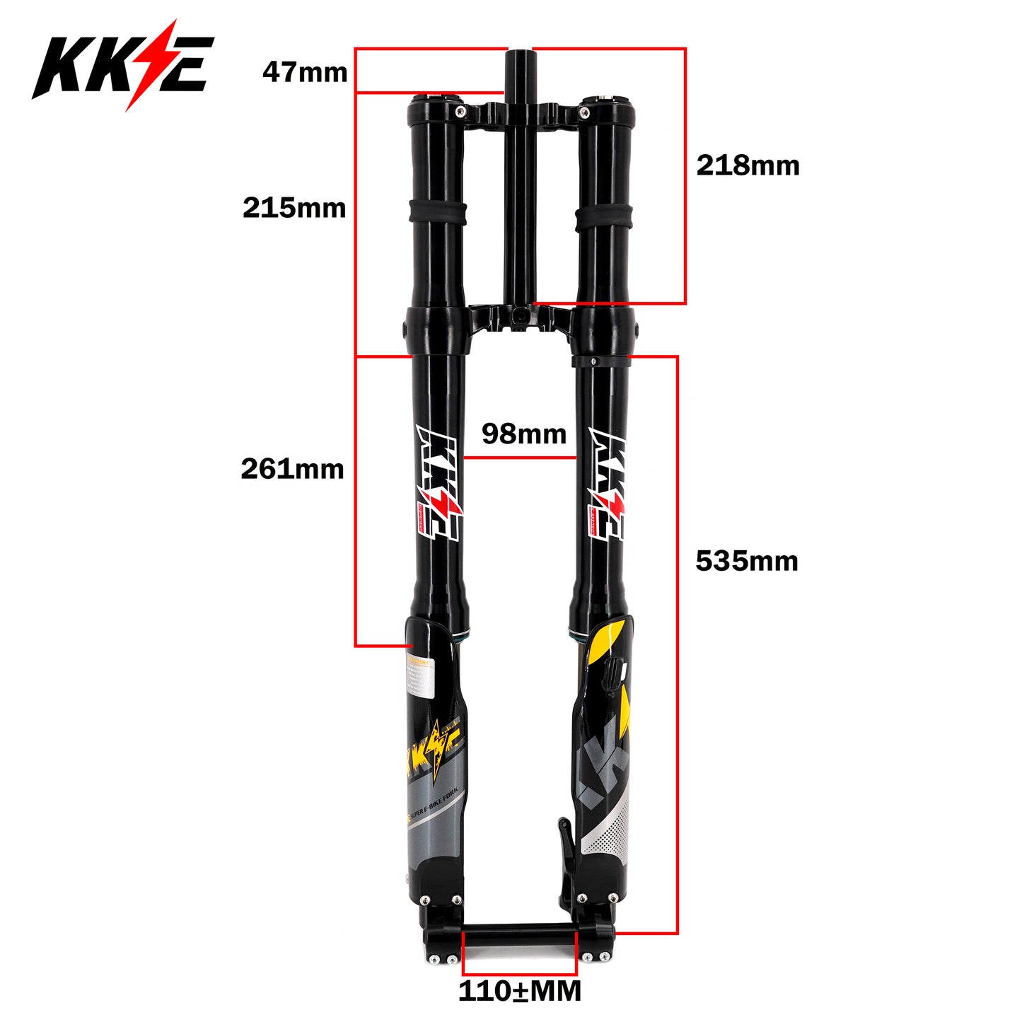$100off Sales!!! KKE 37MM Aluminum Front Fork Suspension Kit Fit SURRON Light Bee, E-Ride Pro-SS, Talaria Sting MX3/MX4/R