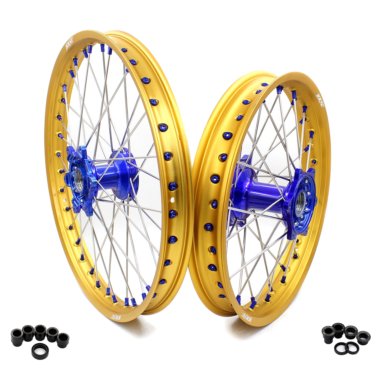 KKE 21"&18" Enduro Dirtbike Casting Wheels For YAMAHA YZ125 YZ250 YZ250F YZ450F