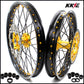 KKE 21" & 19" Mx Diretibke Wheels For YAMAHA YZ125/250 1999-2016 YZ250F/450F 2003-2015 Black Spokes With Disc