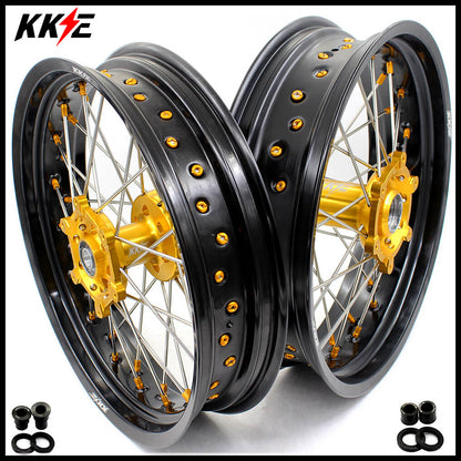 KKE 3.5/4.25*17in. For SUZUKI DRZ400 DRZ400S DRZ400E Supermoto Wheels