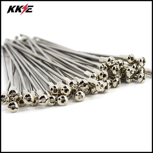 KKE 1.6*21 Front Stainless Steel Spoke Kit for KAWASAKI KX250F 2005-2018 KX450F 2007-2018