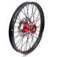 KKE 21 & 19 Casting MX Wheels for Honda CR125R 1998-2001 CR250R 1997 Red Black Disc