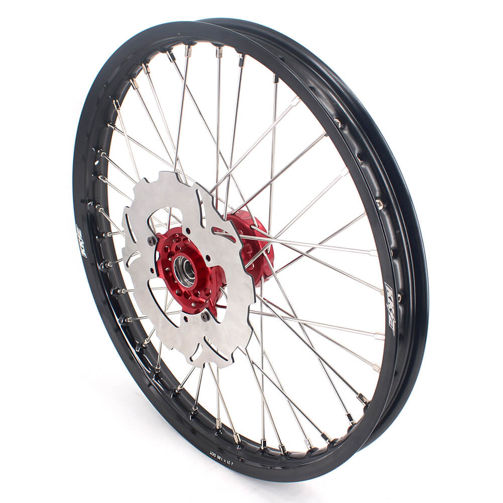 KKE 21&18 21&19 Wheels for HONDA CR125R 1998-2001 CR250R 1997-2001 Red&Black