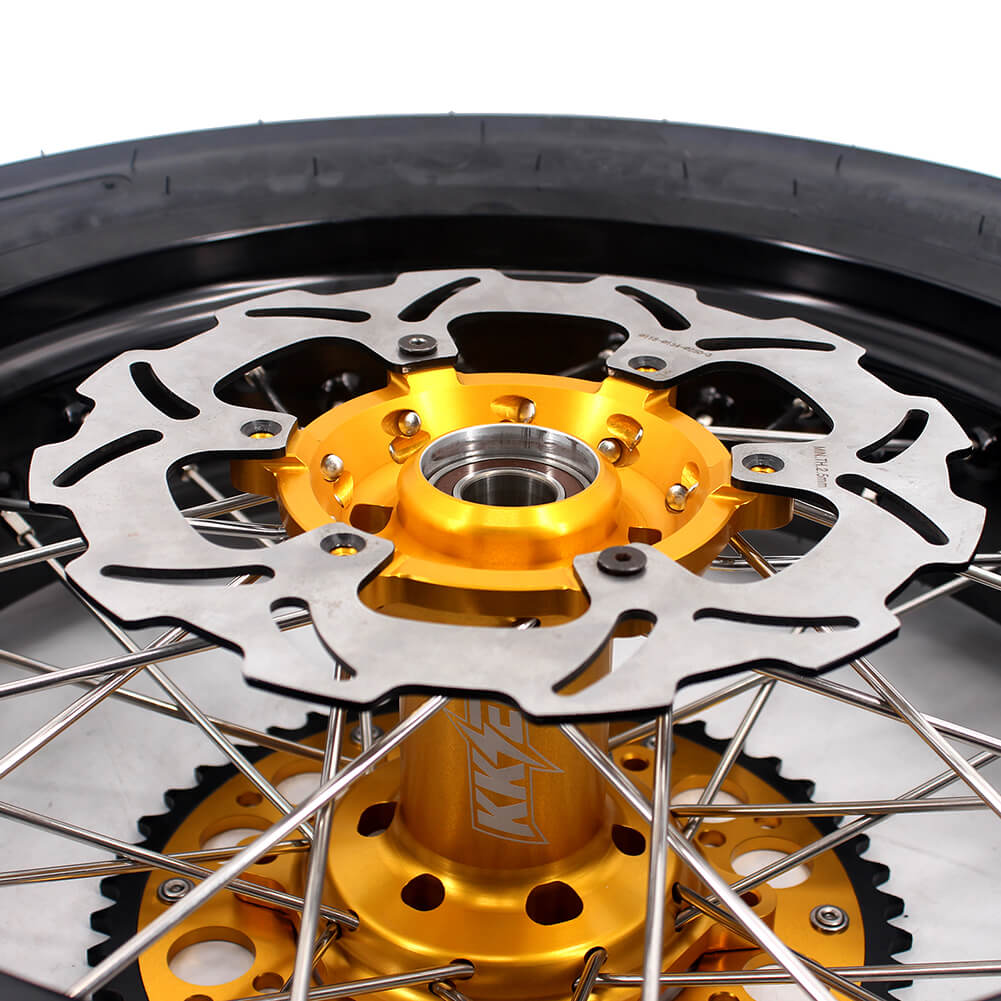 KKE 3.5/4.25*17" Supermoto Wheels For SUZUKI DRZ400SM 2005-2024 CST Tires