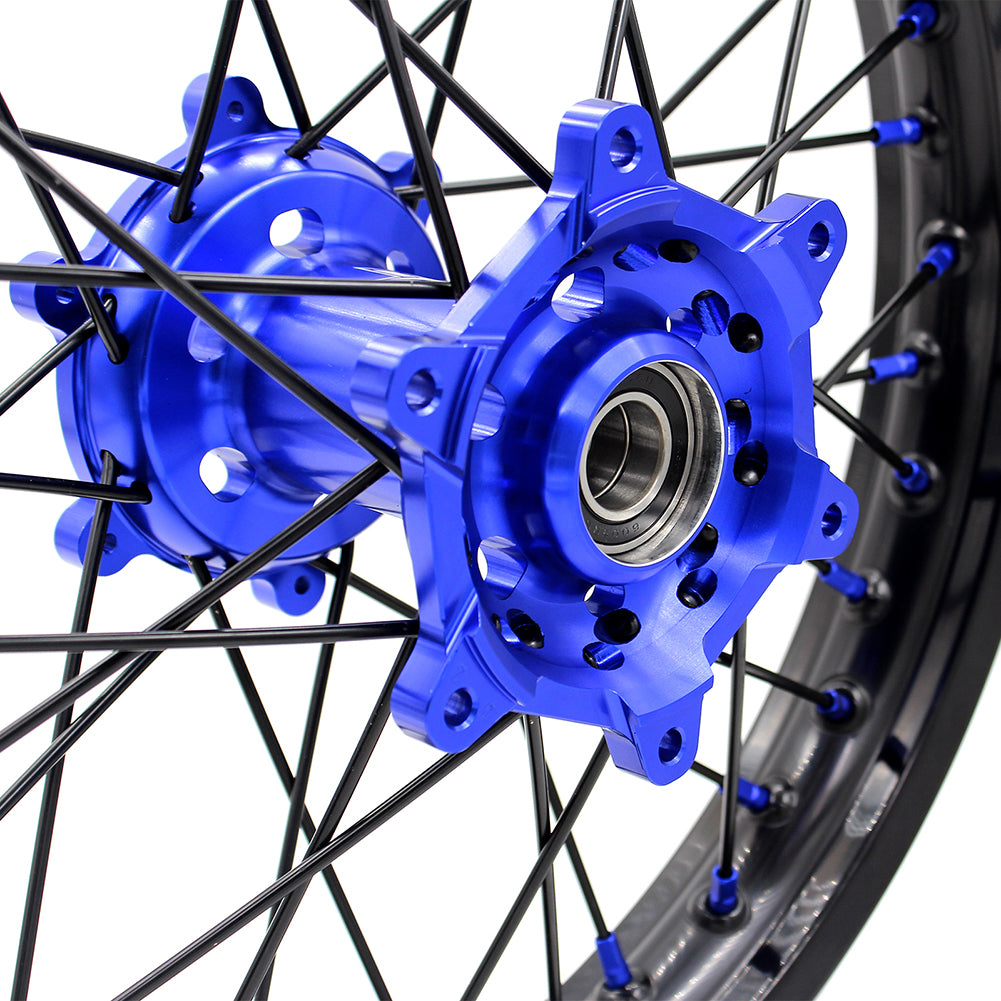 KKE 1.6*21 & 2.15*18 Enduro Spoked Wheels Set For SUZUKI DRZ400SM 2005-2024