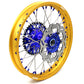 KKE 21"&18" Enduro Dirtbike Casting Wheels For YAMAHA YZ125 YZ250 1999-2016 YZ250F YZ450F 2003-2015 Gold Rim With Disc