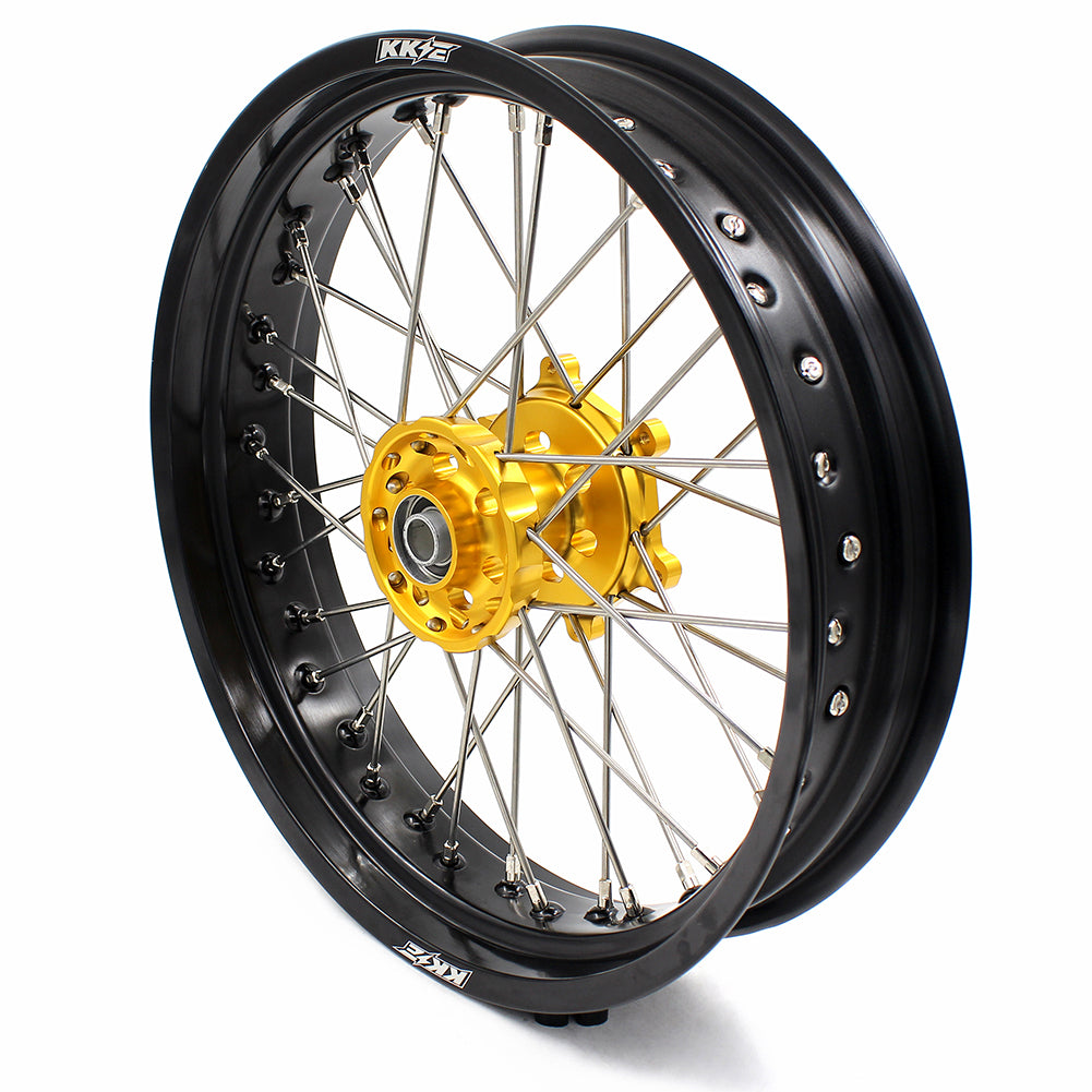 KKE 17Inch Supermoto Dirtbike Wheels For SUZUKI DRZ400SM 2005-2022