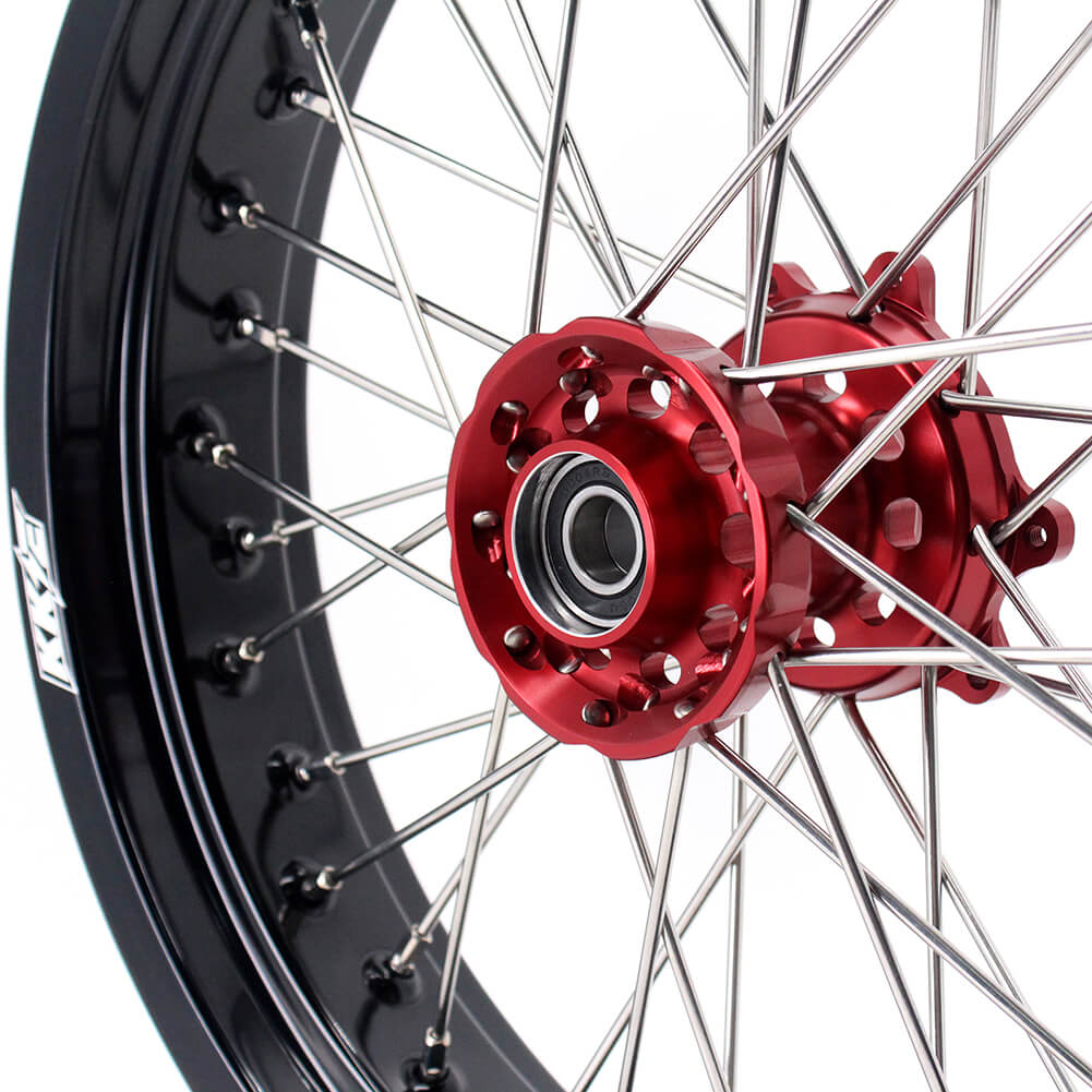 KKE 17 Inch Supermoto Spoke Alloy Wheels Rims For HONDA CRF250L 2013-2020