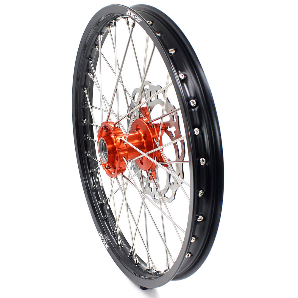 KKE 21/18 21/19 MX ENDURO WHEELS RIMS SET FIT KTM SXF XCF XCW EXCR EXCF 125-530 250 300 350 450 525 530CC - KKE Racing