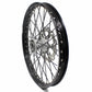 KKE CASTING 21/19 MX WHEELS SET FIT YAMAHA YZ125 YZ250 YZ250F YZ450F SILVER HUB BLACK RIM - KKE Racing